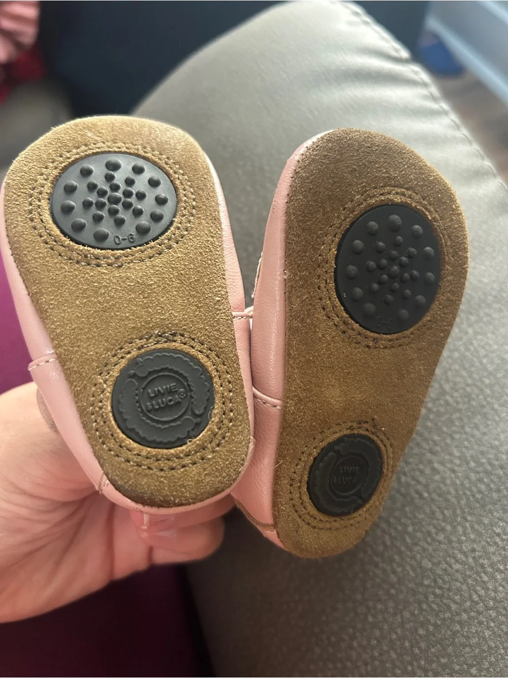 Livie & Luca Pink Mary Jane Shoes with Glitter Floral Cutouts